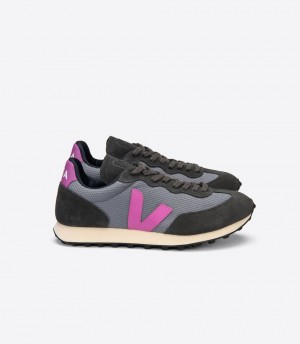 Zapatillas Veja Rio Branco Alveomesh Mujer Concrete Ultraviolet | 09213-HQAN