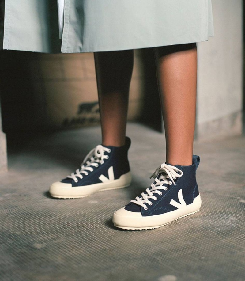 Zapatillas Veja Nova Ht Lona Hombre Nautico Butter Sole | 59016-PGBS