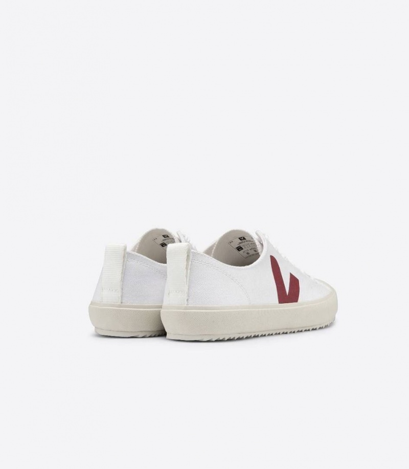 Zapatillas Veja Nova Lona Hombre Blancas | 03247-ZLBW