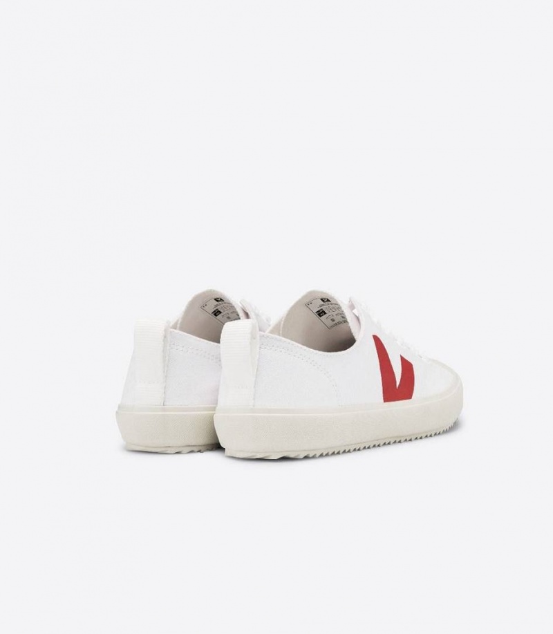 Zapatillas Veja Nova Lona Hombre Blancas | 72509-RTHF