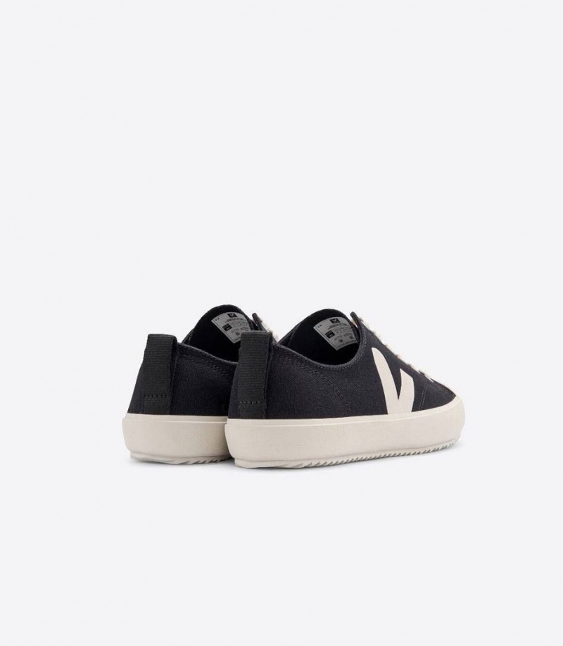 Zapatillas Veja Nova Lona Hombre Negras | 43216-USYG