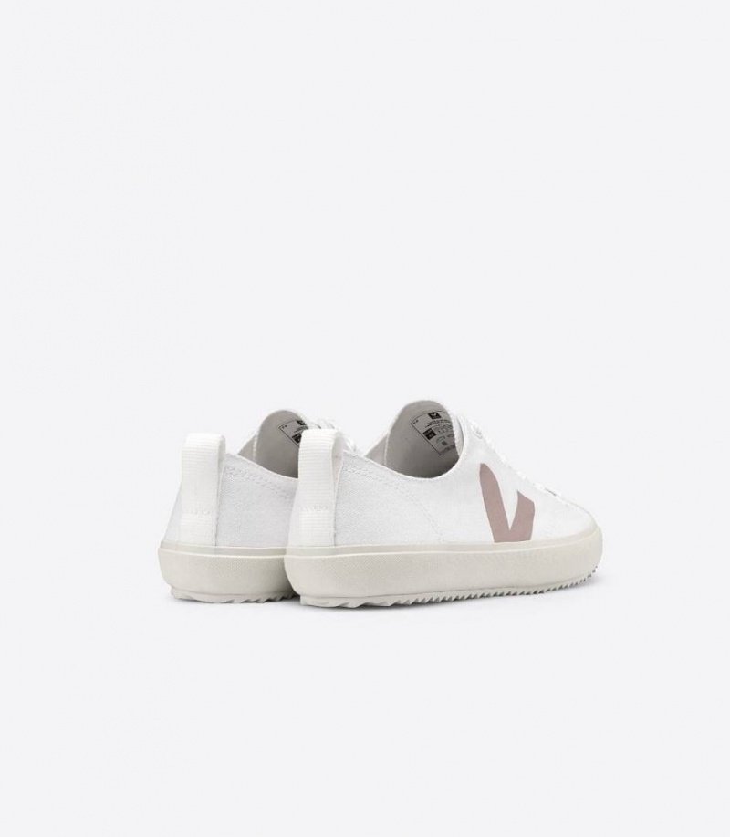 Zapatillas Veja Nova Lona Mujer Blancas | 70512-FXPG