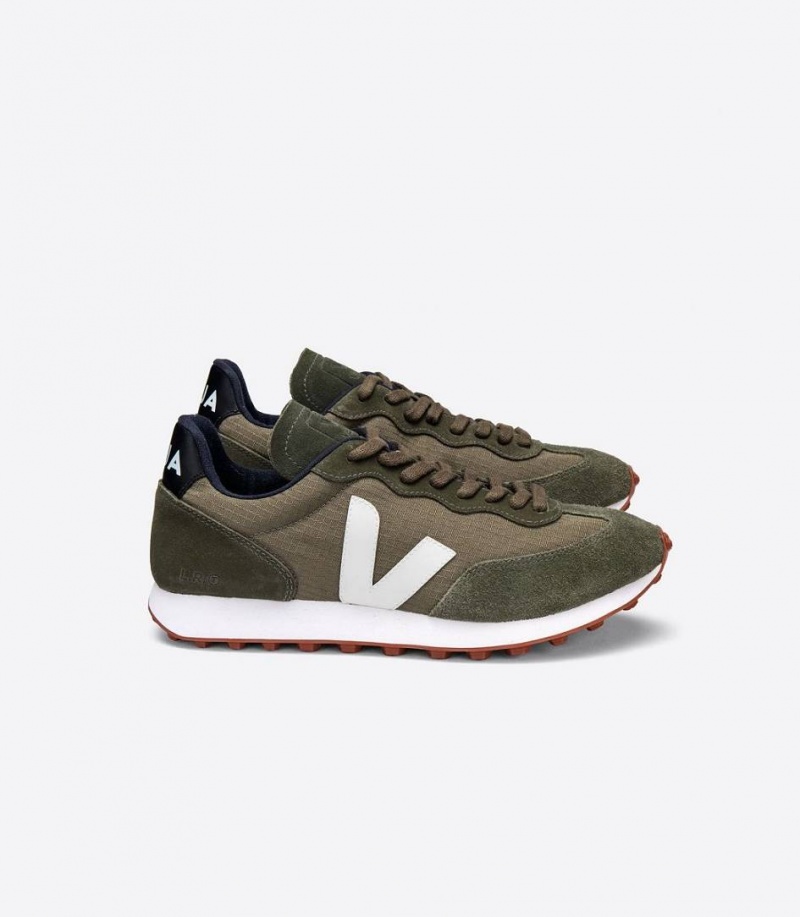 Zapatillas Veja Rio Branco Ripstop Mujer Kaki Pearl | 32091-ZHCM
