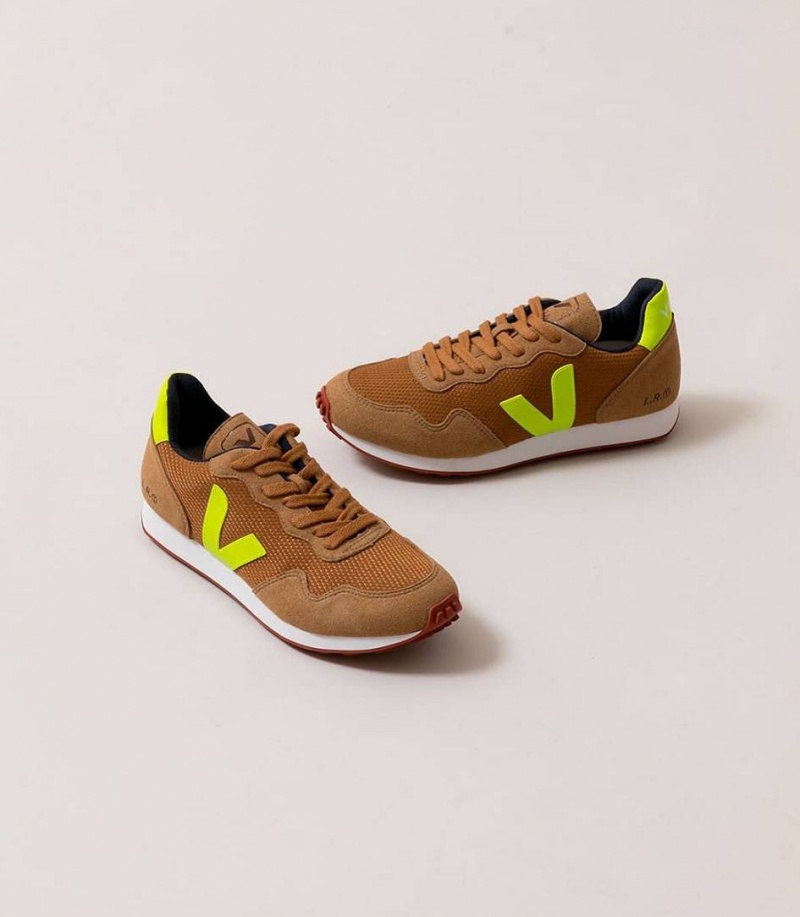 Zapatillas Veja Sdu B-mesh Hombre Tent Jaune Fluo | 20476-XFUL