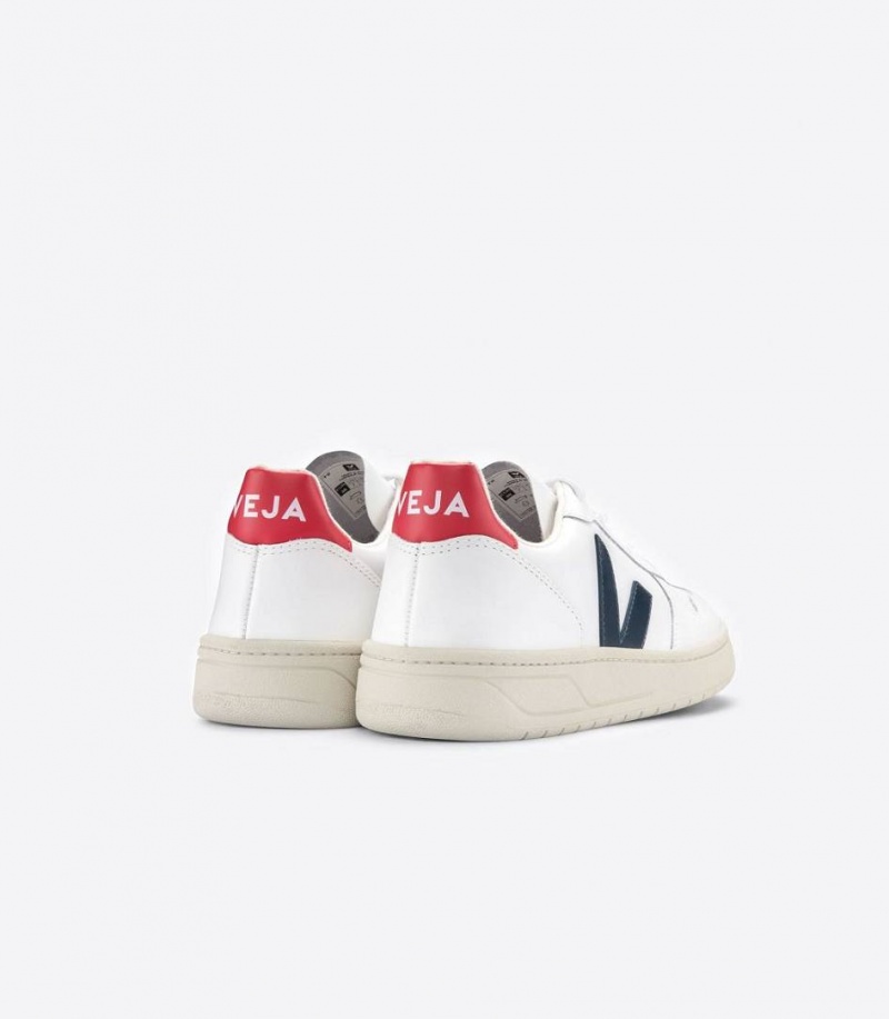Zapatillas Veja V-10 Cuero Hombre Blancas | 30968-KXIU