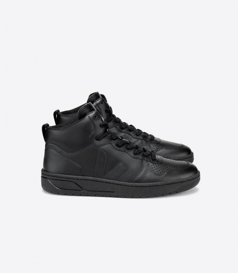 Zapatillas Veja V-15 Cwl Mujer Negras | 91605-IMFH