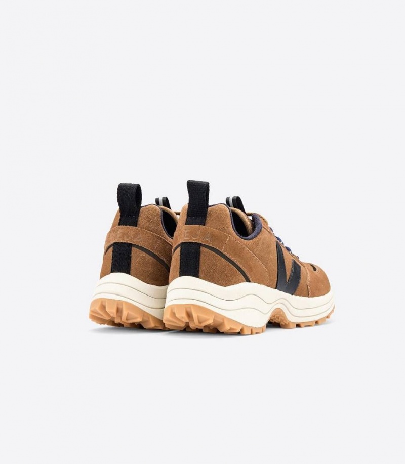 Zapatillas Veja Venturi Gamuza Mujer Marrones Negras | 95710-VXQB