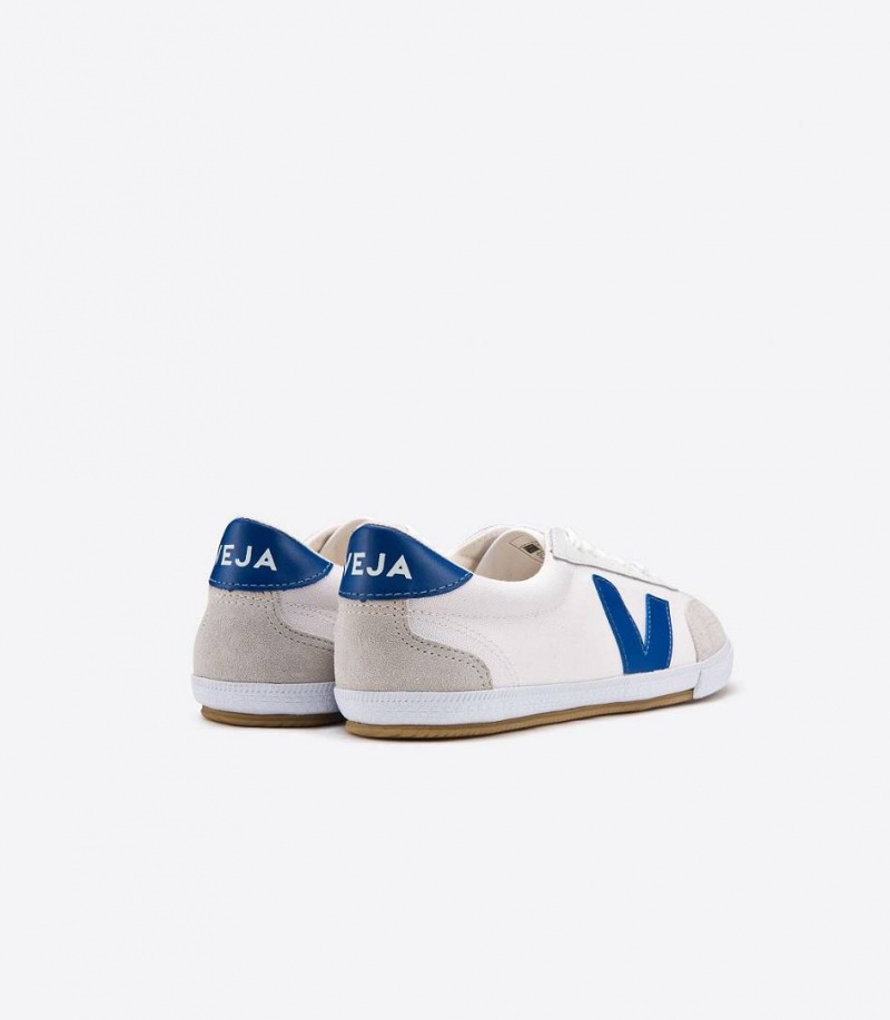 Zapatillas Veja Volley Lona Mujer Blancas Indigo | 72634-LYNG