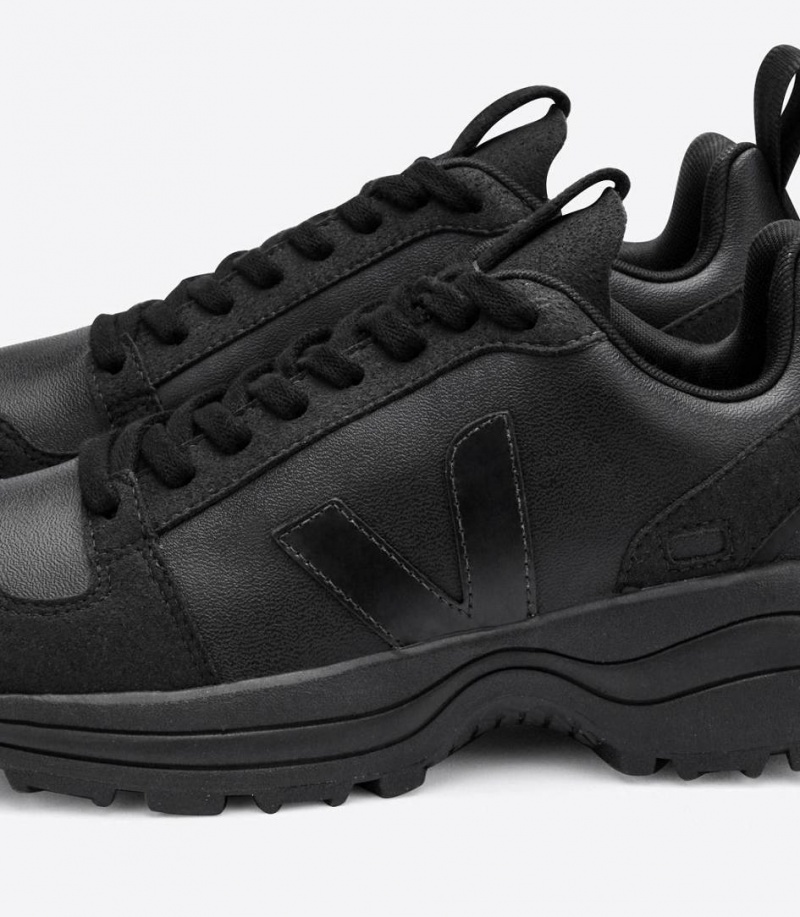 Zapatillas Veja X Rick Owens Venturi Hombre Negras | 46938-OVKP